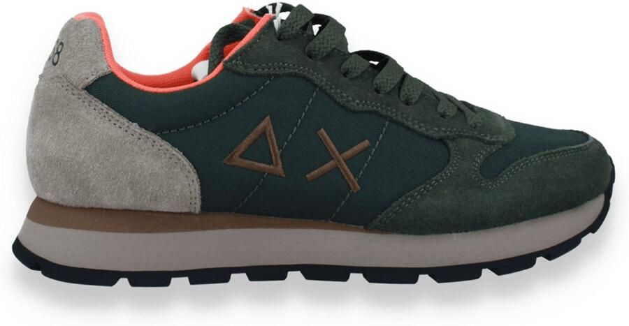 Sun 68 Heren Sneaker Tom Solid Dark Military Kaki