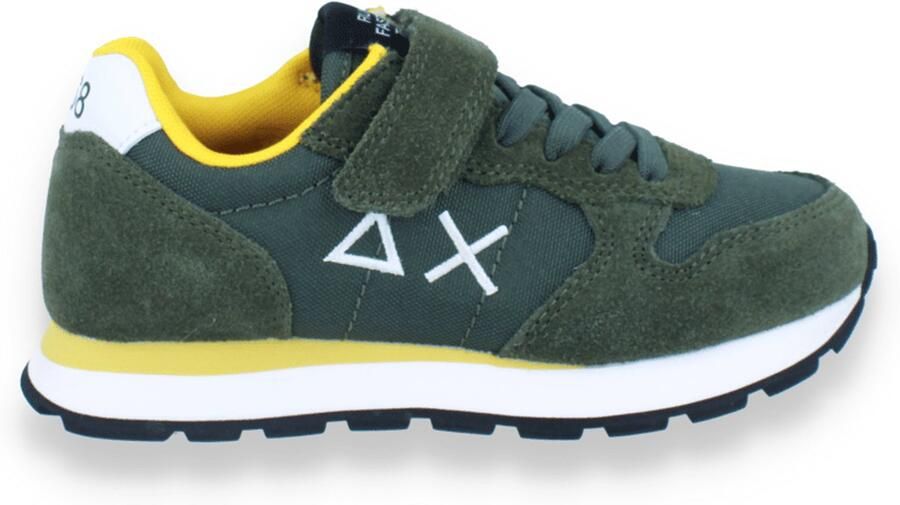 Sun 68 Jongens Sneaker Boy's Tom Solid Kid 74 Militare Scuro Kaki