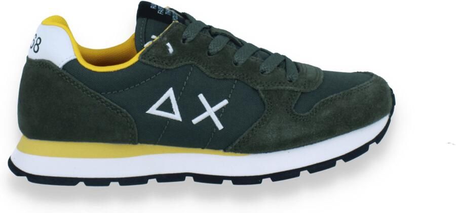 Sun 68 Jongens Sneaker Boy's Tom Solid Teen 74 Militare Scuro Kaki