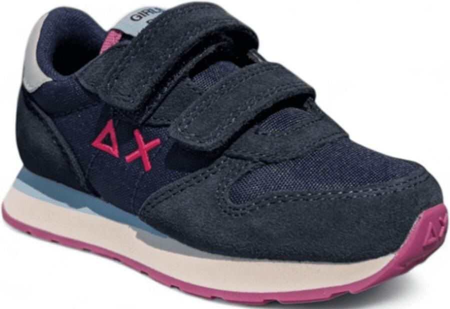 Sun 68 Meisjes Sneaker Girl's Ally Solid Baby 07 Navy Blue Blauw