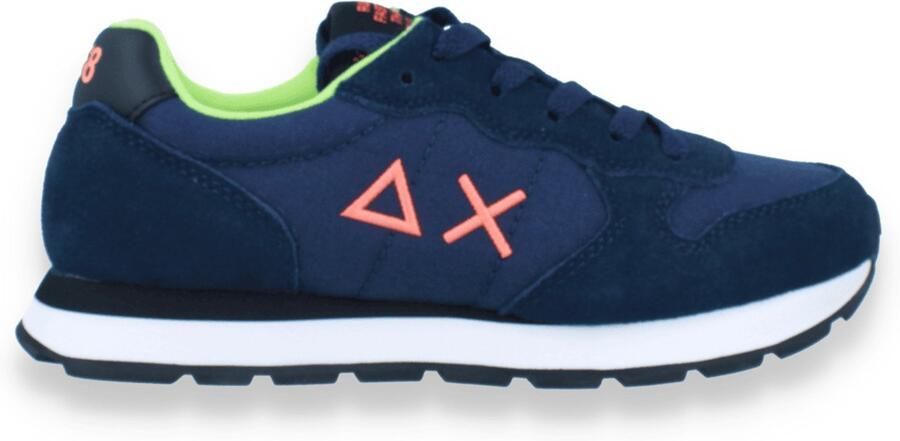 Sun 68 Sneaker Boy's Tom Fluo Navy Blue Blauw