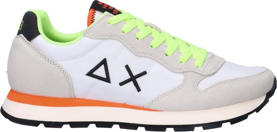 Sun 68 Tom Fluo heren sneaker Wit