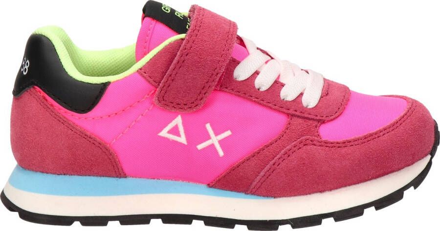 Sun68 Meisjes Ally Solid Nylon Teen Sneakers Pink Dames