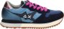 Sun 68 Sun68 Star girl Glitter dames sneaker Blauw multi - Thumbnail 1