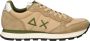 Sun68 Glitter Textiel Sneakers in Goud Beige Dames - Thumbnail 1