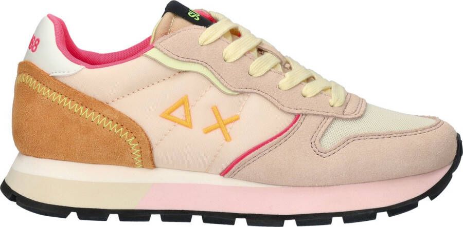 Sun68 Ally Color Explosion Lage sneakers Dames Roze