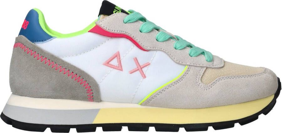 Sun68 Sneaker met Kleurexplosie en Glitterdetails Multicolor Heren