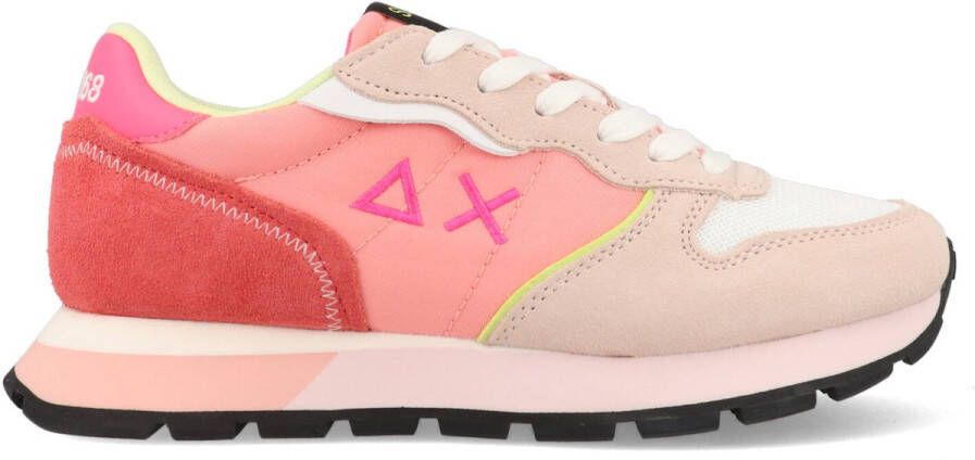 Sun68 Ally Color Explosion Sneakers Dames Lichtroze