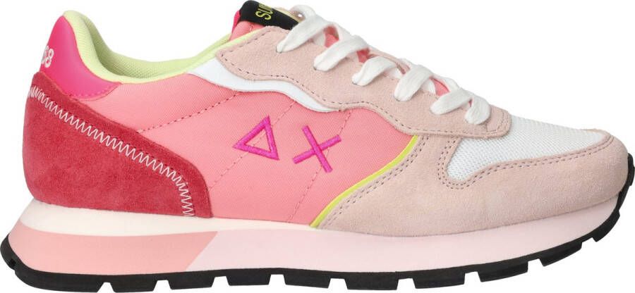 Sun68 Ally Color Explosion Sneakers Dames Lichtroze
