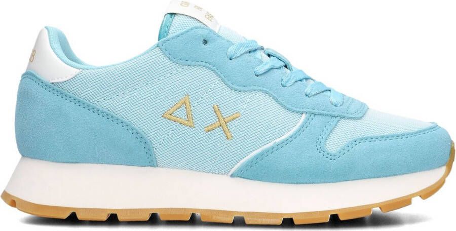 Sun68 Blauwe Glitter Sneakers Ally Blue Dames