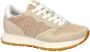 Sun68 Ally Glitter Sneakers Leren Sneaker Beige - Thumbnail 3