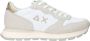 Sun68 Witte Sneakers Veters Rubberen Zool White - Thumbnail 6