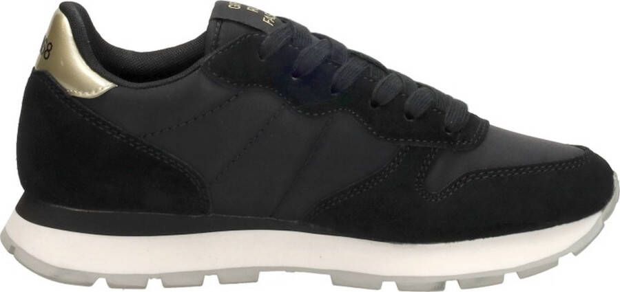 Sun68 Ally Gold Silver Sneakers Dames Zwart