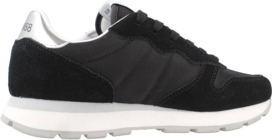 Sun68 Ally Bright Nylon Leren en Stoffen Sneakers Black Dames