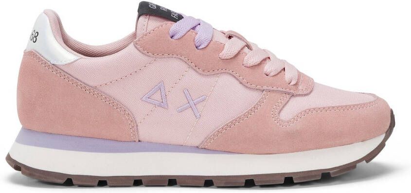 Sun68 Roze Sneakers Ally Solid Model Pink Dames