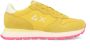 Sun68 Ally Solid Nylon Sneakers Dames Geel - Thumbnail 3