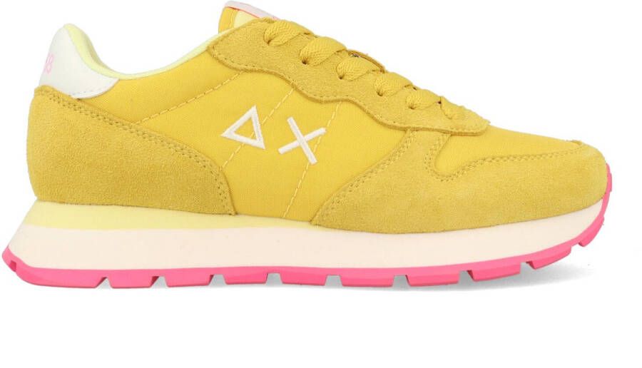 Sun68 Ally Solid Nylon Sneakers Dames Geel