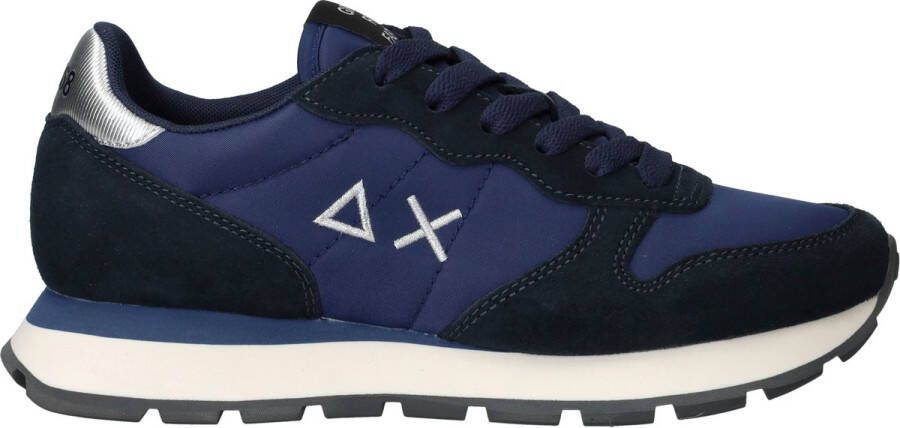 Sun68 Ally Solid Nylon Sneakers Dames Blauw