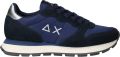 Sun68 Ally Solid Nylon Sneakers Dames Blauw - Blauw
