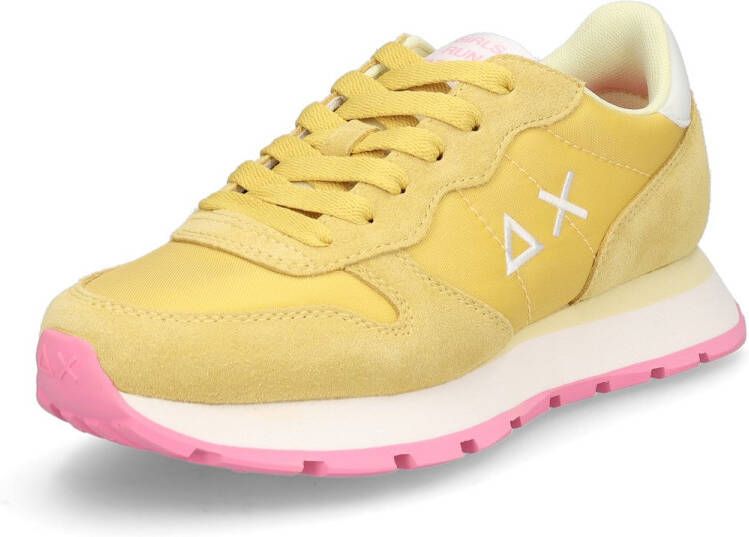 Sun68 Ally Solid Nylon Sneakers Dames Geel