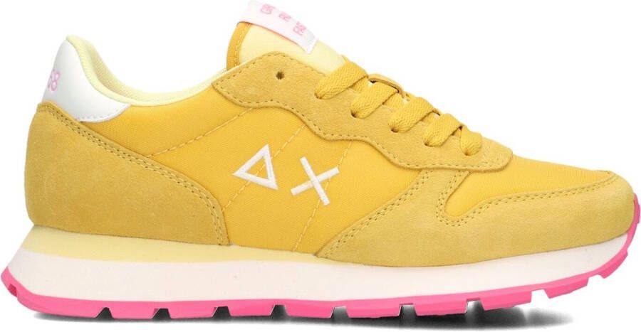 Sun68 Ally Solid Nylon Sneakers Dames Geel