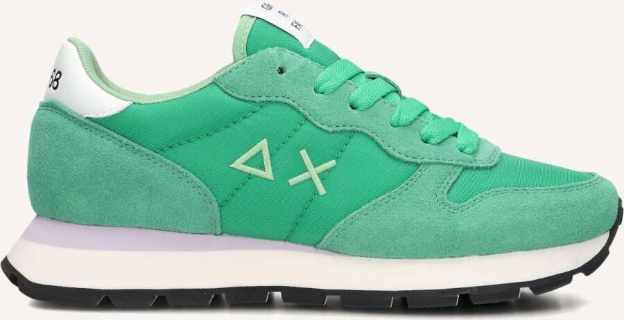 Sun68 Ally Solid Nylon Sneakers Dames Groen