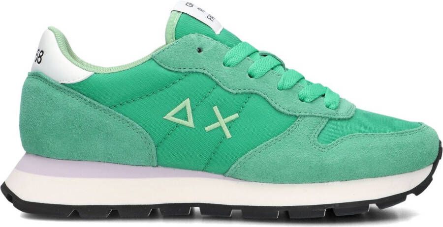 Sun68 Ally Solid Nylon Sneakers Dames Groen