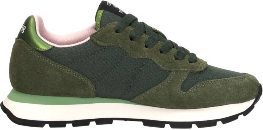Sun68 Groene Sneakers Lichtgewicht Comfortabel Stijlvol