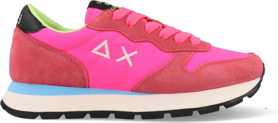 Sun68 Fuchsia Suede Sneakers Pink Dames