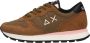 Sun68 Ally Solid Sneakers Laag cognac - Thumbnail 1