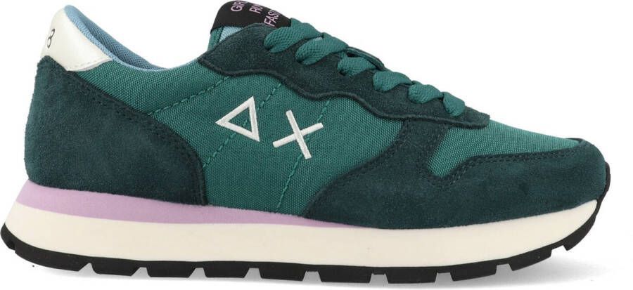 Sun68 Ally Solid Sneakers Herfst Winter 2023 2024 Collectie Green Dames