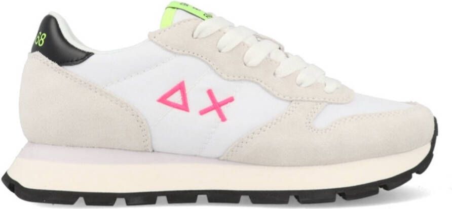 Sun68 Witte Sneakers Ally Collectie 2025 Multicolor Dames