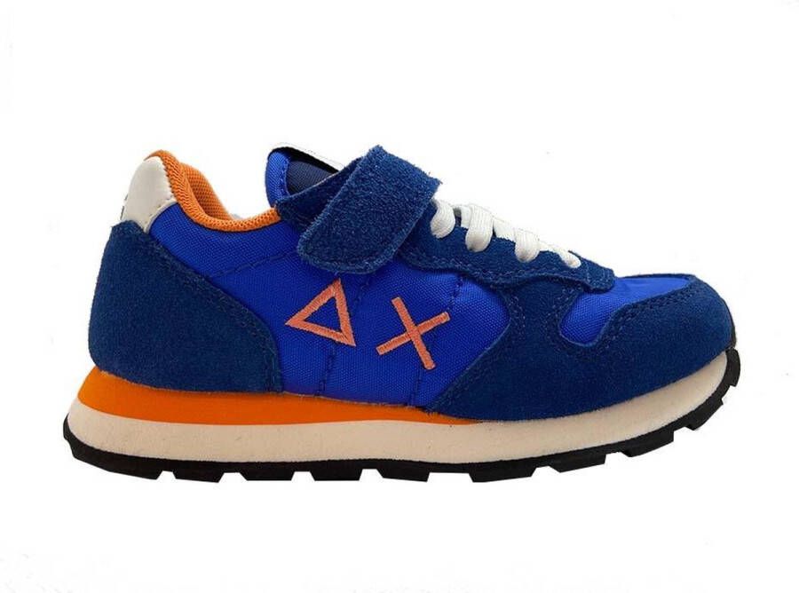 Sun68 Blauwe Sneakers Kids Tom Solid