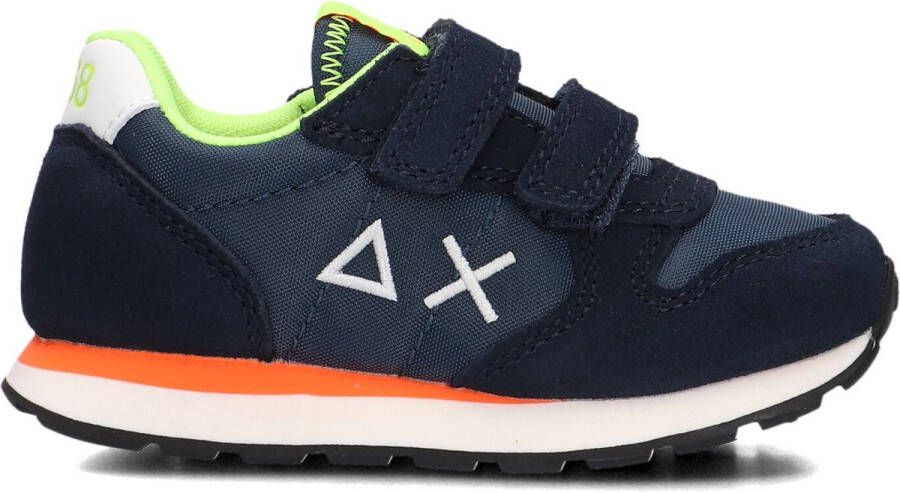Sun68 Boys Tom Fluo Sneakers Jongens Blauw