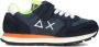 Sun68 Boys Tom Fluo Sneakers Jongens Donkerblauw - Thumbnail 4