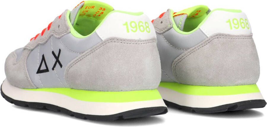 Sun68 Boys Tom Fluo Sneakers Jongens Lichtgrijs