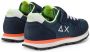 Sun68 Boys Tom Fluo Sneakers Jongens Donkerblauw - Thumbnail 1