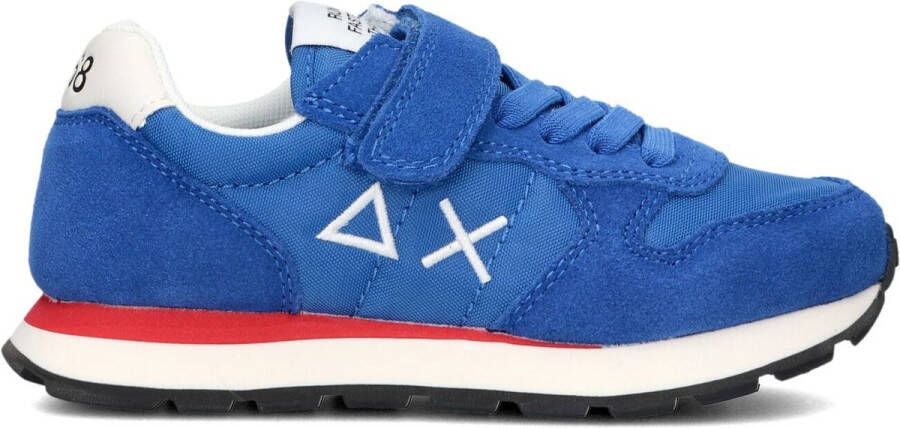 Sun68 Boys Tom Solid Sneakers Jongens Blauw