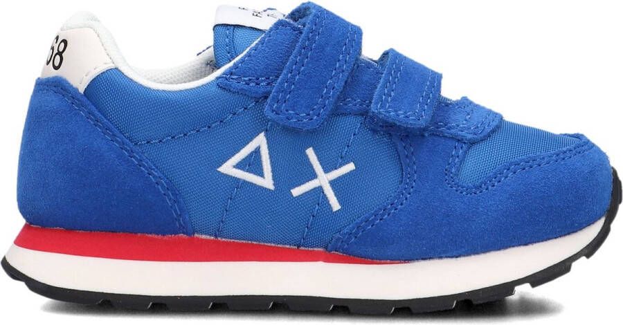 Sun68 Boys Tom Solid Sneakers Jongens Blauw