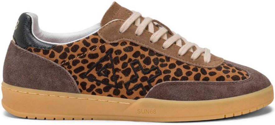 Sun68 California Suede Schoenen Bruin Vrouw