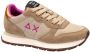 Sun68 Donker Beige Casual Sneaker Ally Solid - Thumbnail 4