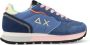 Sun68 Multicolor Nylon Sneakers met Geborduurd Monogram Blue Dames - Thumbnail 1