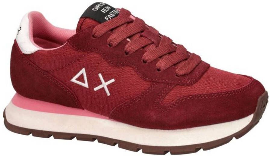 Sun68 -Dames bordeaux sneakers
