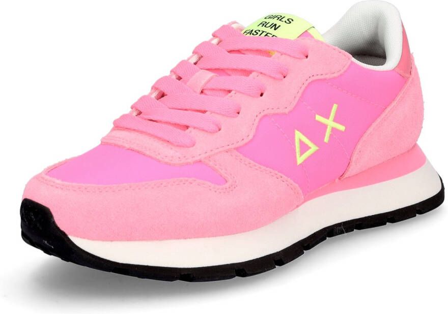 Sun68 dames sneaker Ally Solid Nylon roze