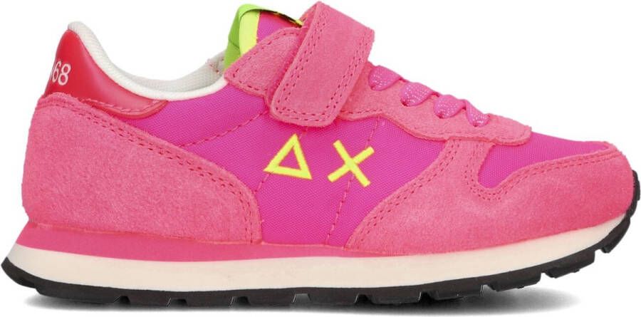 Sun 68 Meisjes Sneaker Girl's Ally Solid Nylon Kid Fuxia Fluo FUSHIA