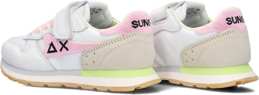 Sun68 Girls Big Stargirl Sneakers Meisjes Wit