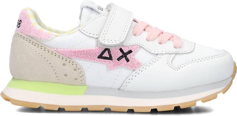 Sun68 Girls Big Stargirl Sneakers Meisjes Wit