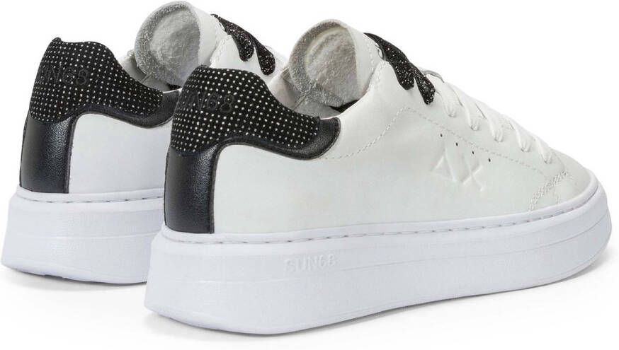 Sun68 Grace Lederen Sneakers Streetwear Vrouwen