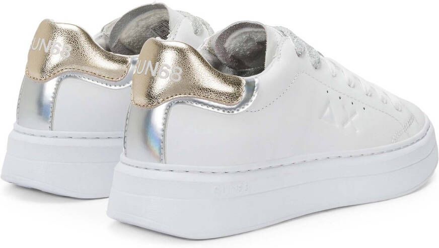 Sun68 Grace Lederen Sneakers Streetwear Vrouwen