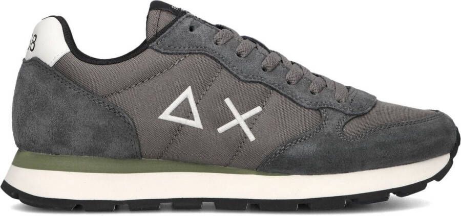 Sun68 Heren Lage sneakers Tom Solid Grijs Suède